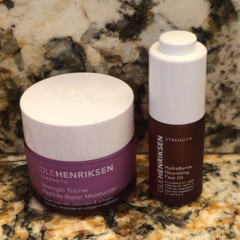 OLE HENRIKSEN After-Party Peptides Skin Strengthening Set Moisturizer & Face Oil